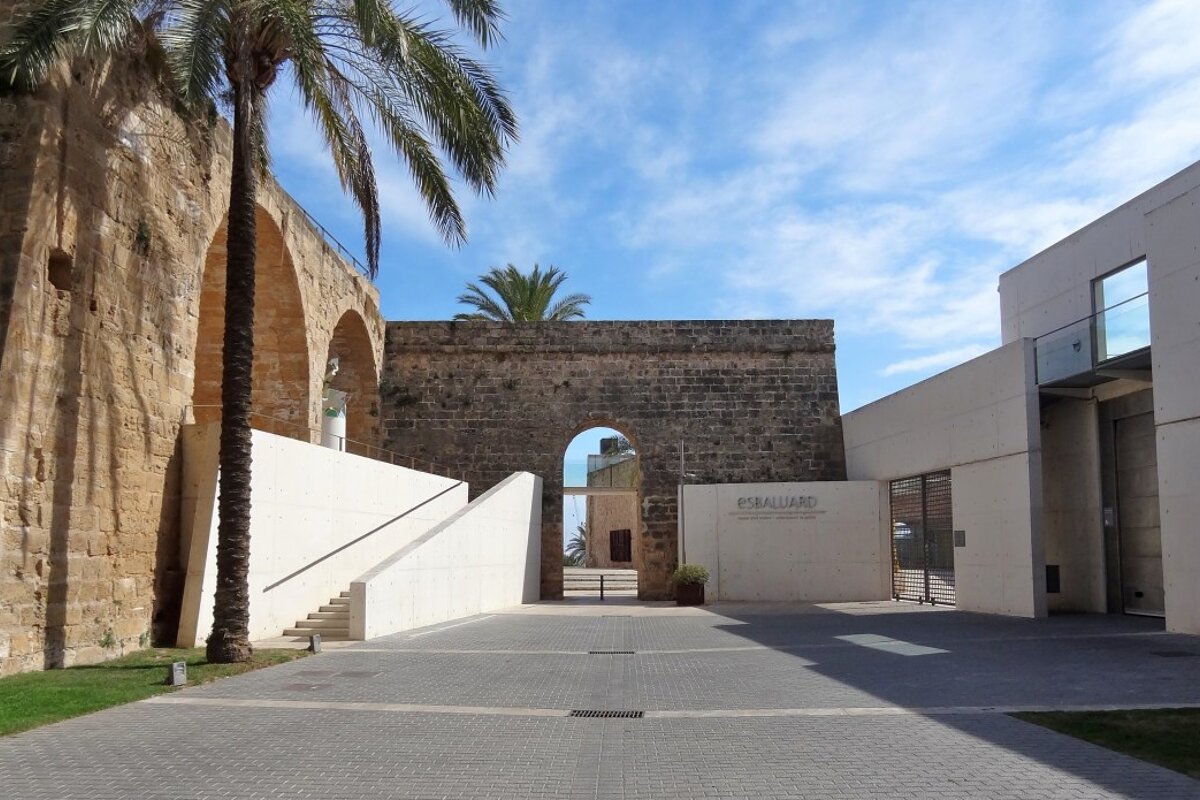 the exterior of the es baluard art museum in palma mallorca